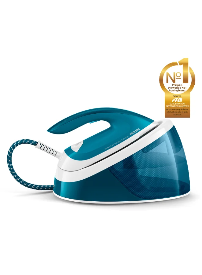 Premium Compact Steam Generator Iron 2400W High-Pressure Fabric Care (Blue, 1.3L) spkcb