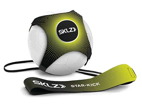 Solo Soccer Trainer Hands-Free Adjustable Practice Belt for Ball Sizes 3 4 and 5 (One Size) ez5l1