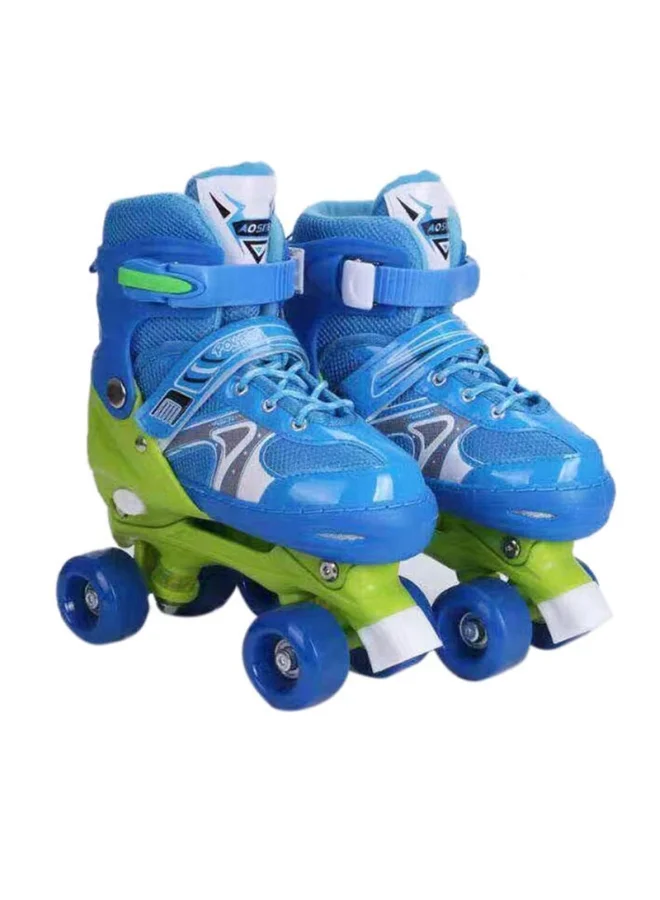 AGD 4-Wheel Roller Skates Premium Adjustable Outdoor Skating Shoes (Medium) npbu2