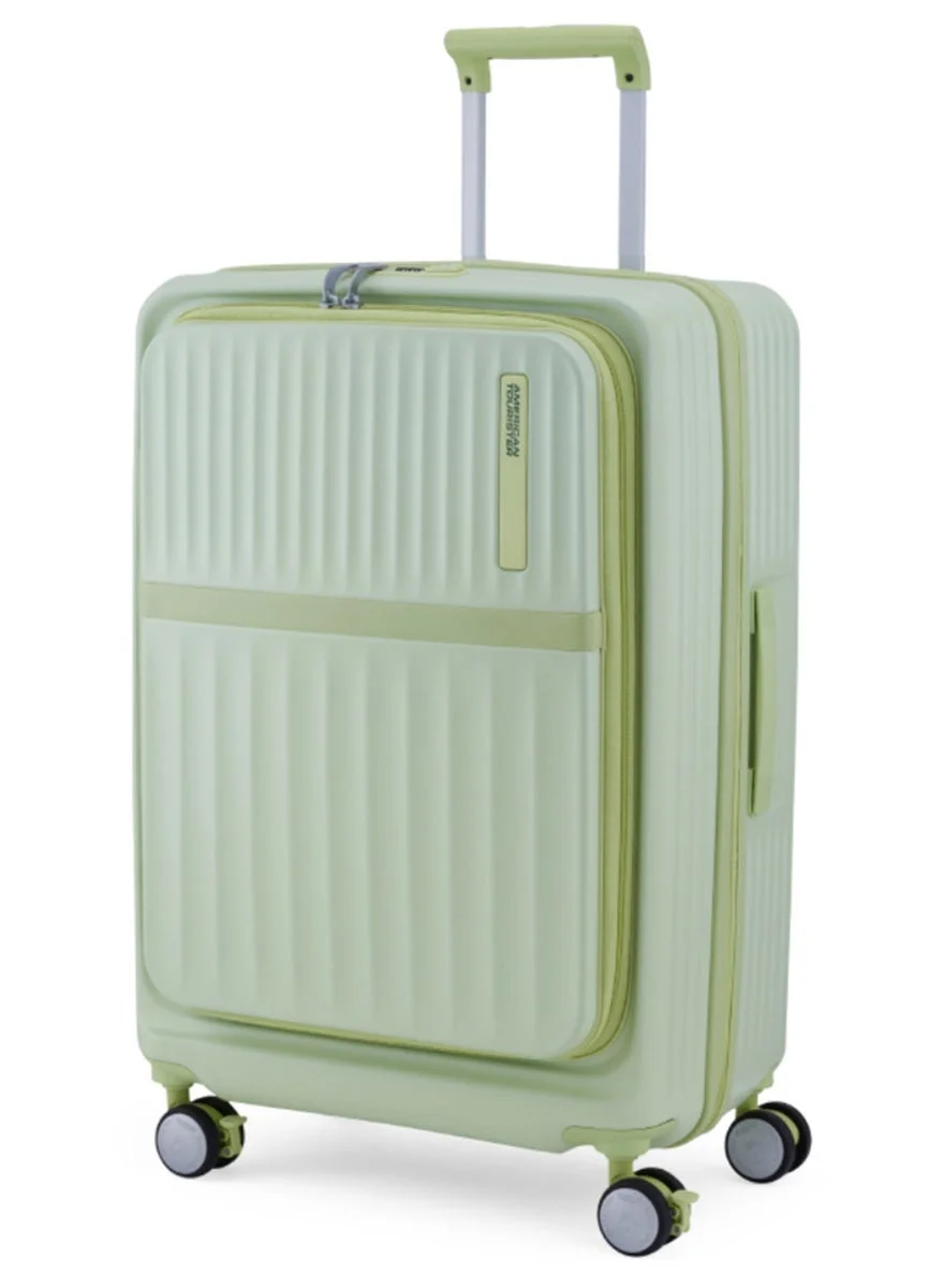 Premium Hard Shell Spinner Suitcase Polycarbonate Travel Luggage with TSA Lock and Expandable Storage (Matcha, 68 cm) 999s1