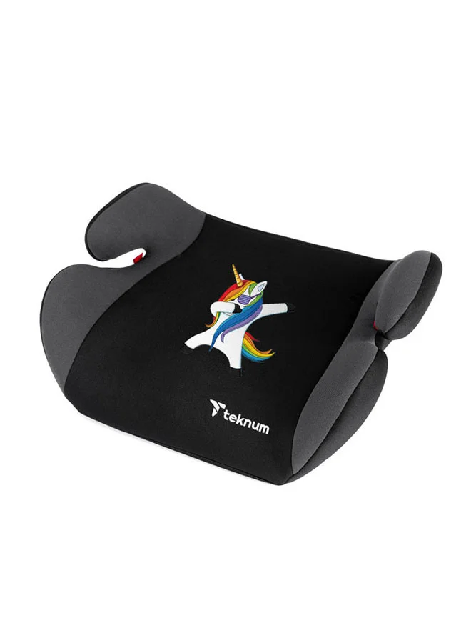 TEKNUM Unicorn Car Seat Booster Premium Safety Seat for Kids (Multicolour, 22-36 kg) l9bki