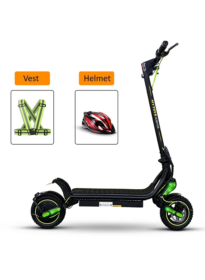 MYTOYS MT650 Electric Scooter High Speed Commuter with 350W Motor and App Control (Alloy, 45km/h) voflm