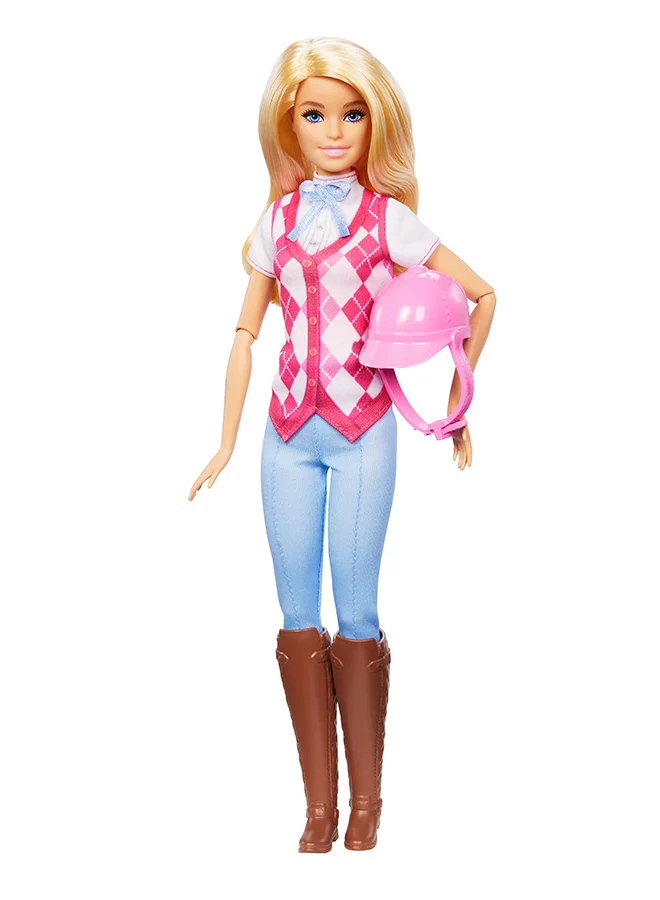 Fashion Doll Malibu Adventure Set with Riding Outfit and Helmet (30 cm) qtey0
