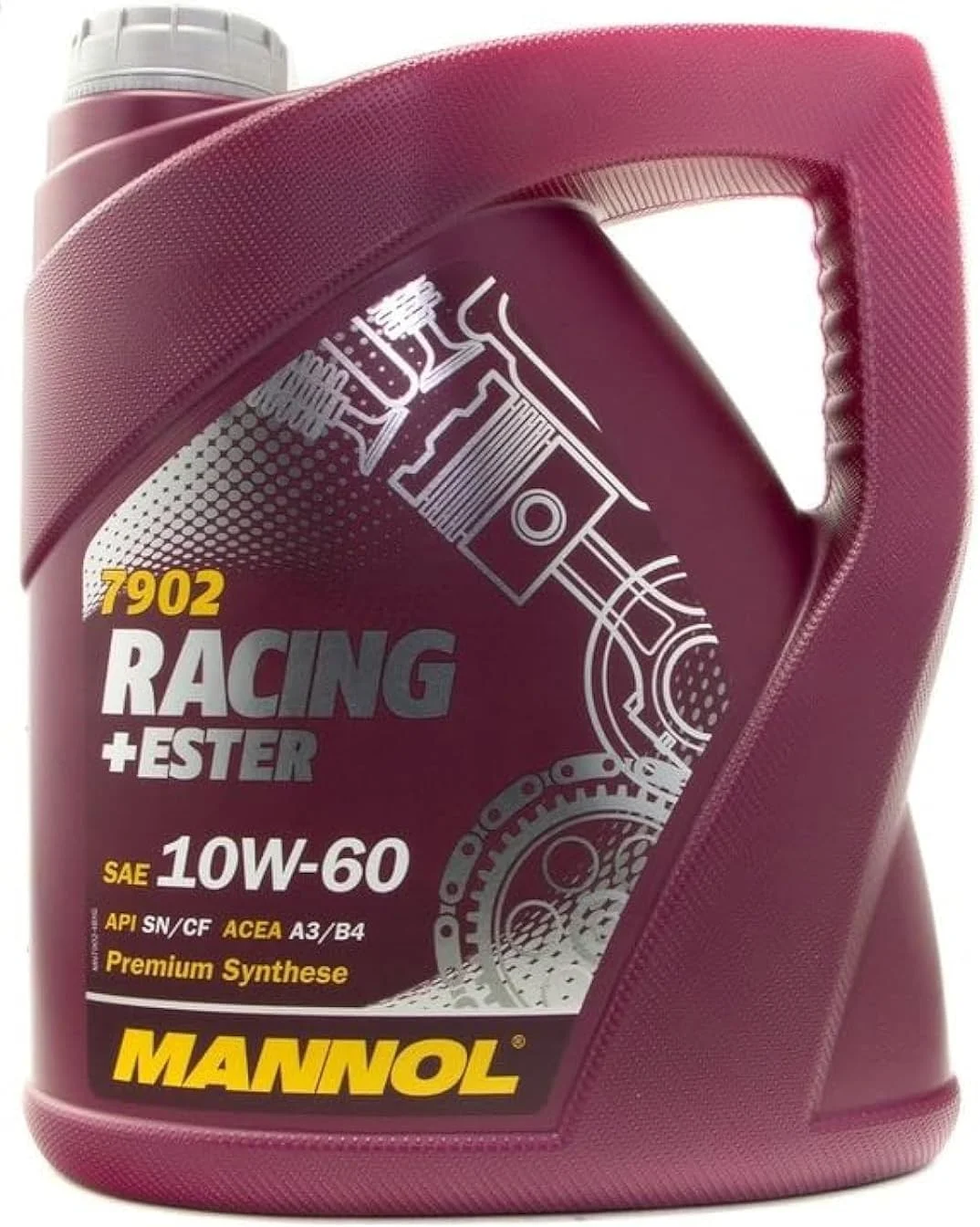 Mannol Racing + Ester Bi-Synthetic Engine Oil 10W-60 (Premium Performance Formula, 4 L) vj4w3