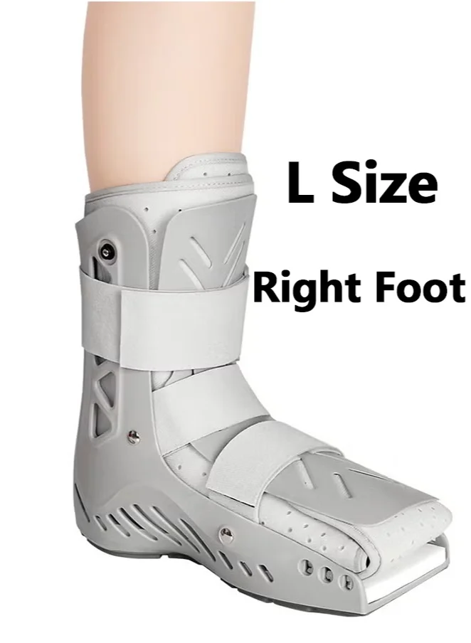XiuWoo Air Walking Boot Orthopedic Ankle Brace for Fracture Recovery (Right, Large) 6clw5