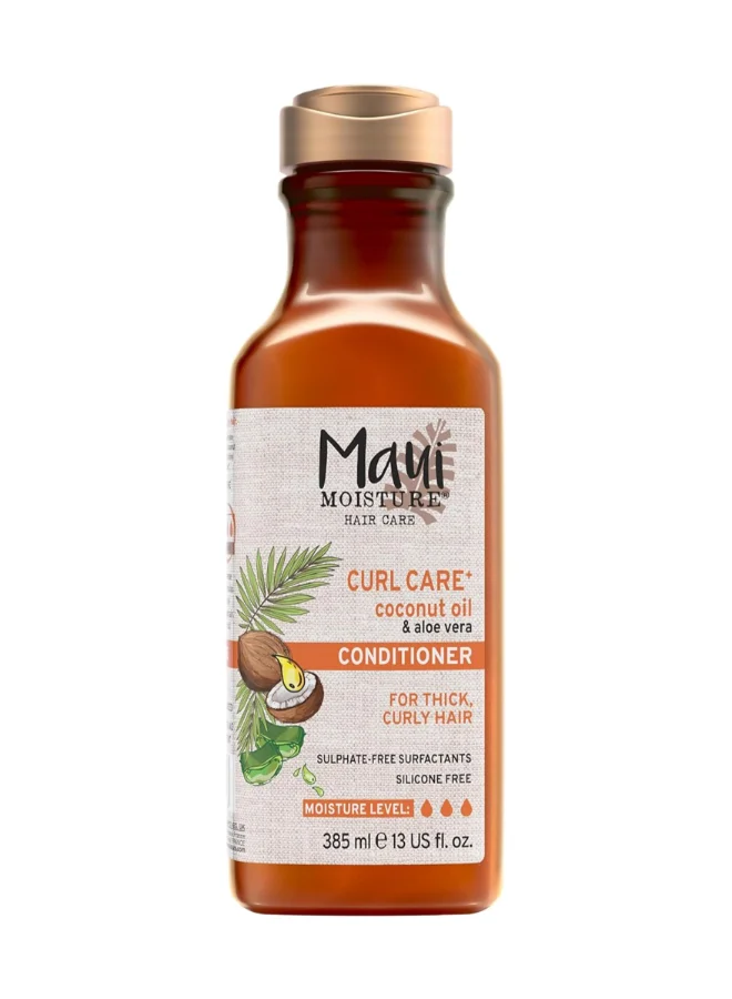 Maui Moisture Curl Care Conditioner with Coconut Oil and Aloe Vera for Thick Curly Hair (385 mL) cgg6t