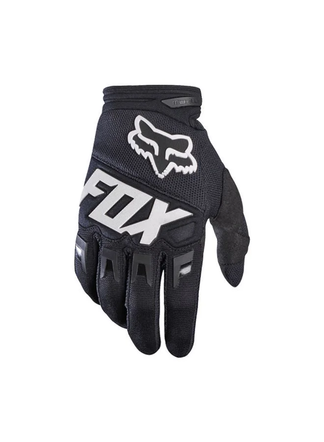 MUNTAQI Motorcycle Racing Gloves Full Finger Protective Gear for Off-Road Riding (Black, Large) oqhrb
