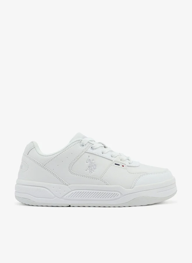 U.S. Polo Assn. Women's Low-Top Sneakers Premium Casual Footwear (White, 38 EU) hfoui