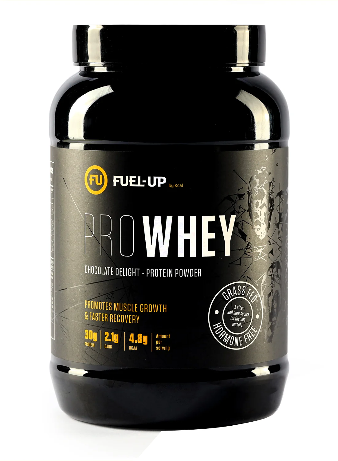FUEL-UP by Kcal Pro Whey Protein Powder Chocolate Delight (907g) veh7p