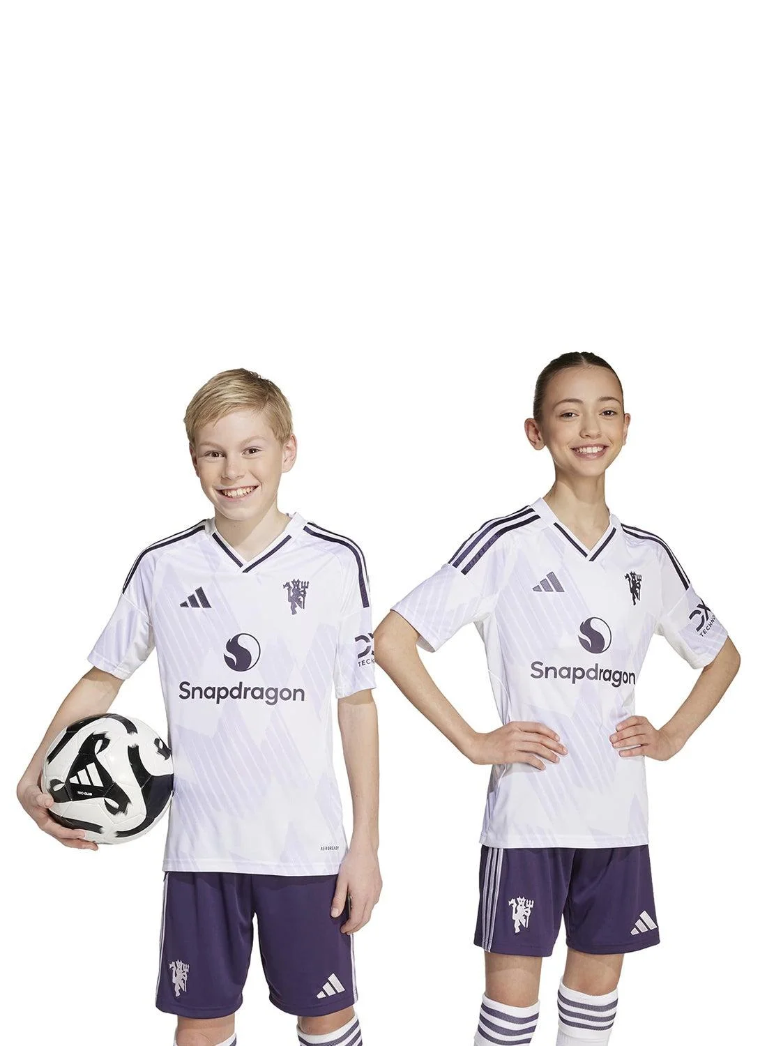 Sport Football Away Jersey 2025/2026 Season Premium Breathable Fabric (Kids, Size 140cm) hlot3