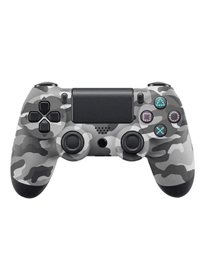 Premium Wireless Gaming Controller for Console 4 Ergonomic Bluetooth Gamepad with USB Rechargeable Battery (Black) iu92s