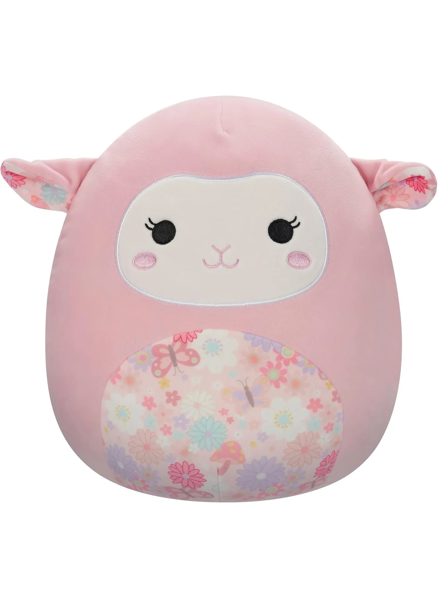 Premium Soft Lamb Plush Toy Huggable Stuffed Animal for Kids (Pink, 30 cm) i33ey
