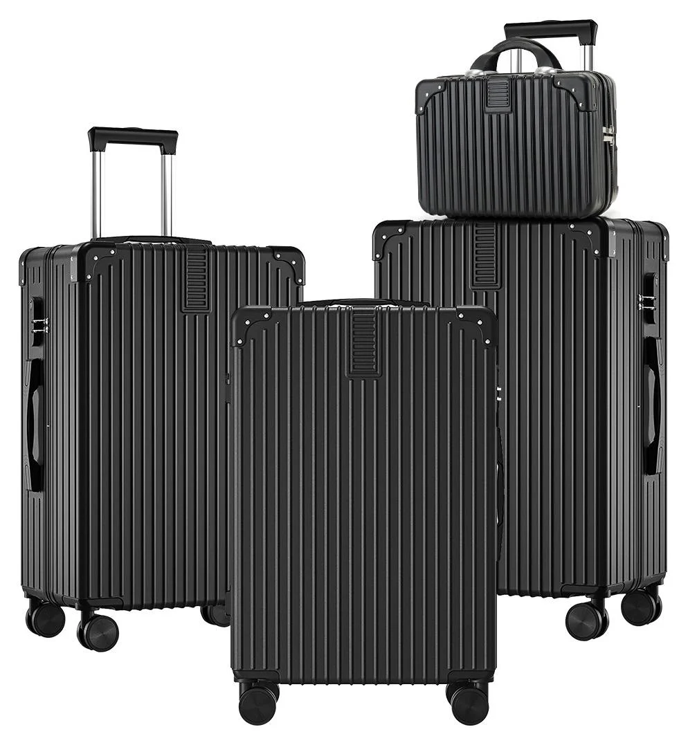 TRASSLE 4-Piece Expandable Hardshell Luggage Set Premium PP Suitcase with Spinner Wheels and TSA Lock (14, 20, 24, 28 inch) bww9t