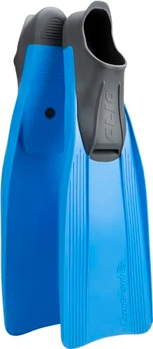 Premium Full Foot Pocket Fins Lightweight Snorkeling Gear for Swimming (Blue, 30-32) ux2ag