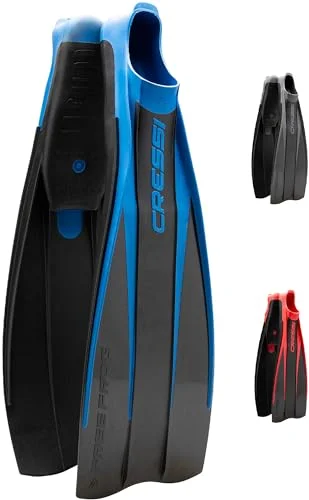 Premium Full Foot Pocket Fins Professional Snorkeling Gear (Blue, 37-38) 47xvk