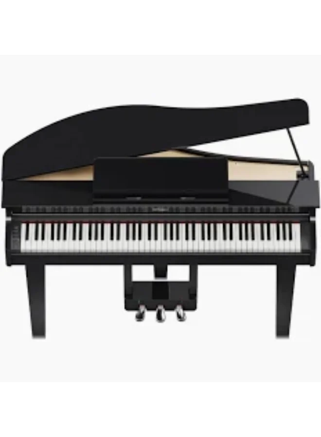 Premium Digital Grand Piano Low-Profile Space-Saving Design with Authentic Tone and Bluetooth Connectivity vdr53