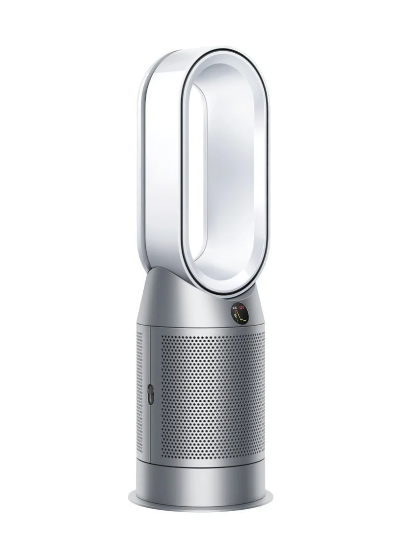 High-Speed Ionic Purifying Fan Heater with Dual-Function Air Circulation (Silver, 1 Unit) p7qlt