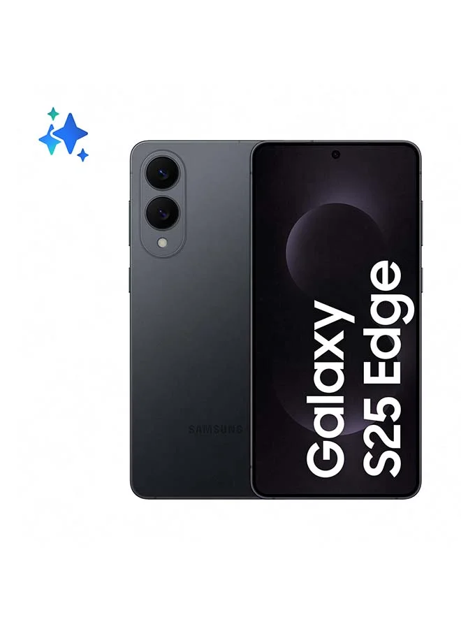 Ultra-HD S25 Edge AI Smartphone (Jetblack, 12GB RAM, 256GB, 6.7-inch) Dual SIM Premium Mobile Device gwwjd