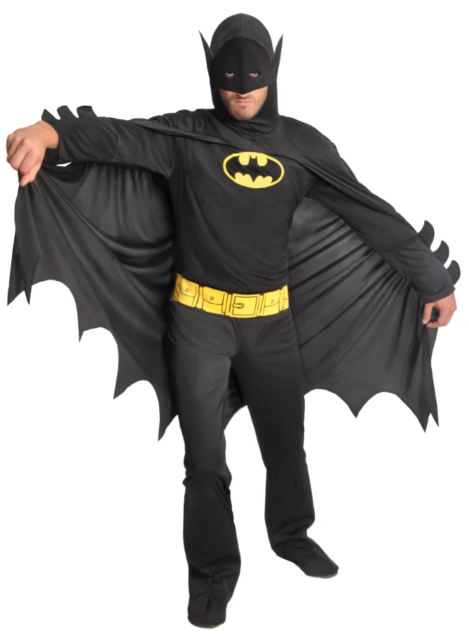 Ciao Superhero Character Costume Set for Adults (Black, XL) pptfp
