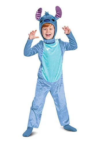 Premium Alien Character Jumpsuit Costume for Kids with Headpiece (Blue, 2T) 8r3bg