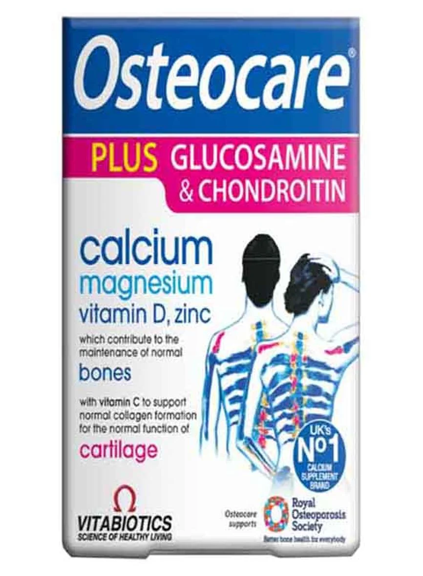 Vitabiotics Osteocare Plus Glucosamine and Chondroitin Supplement (60 Tablets) 9khbh