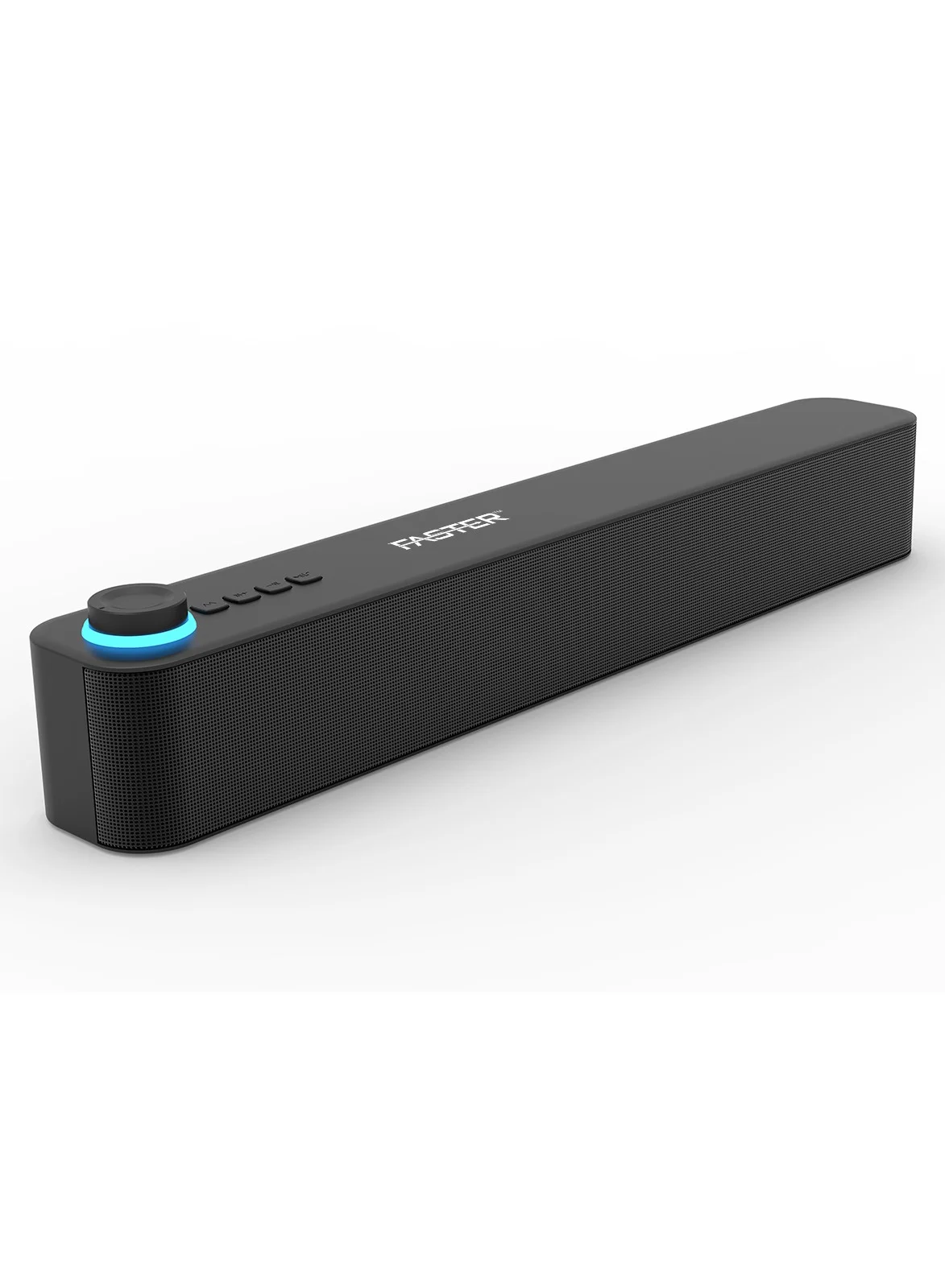 Faster Z5 Premium 12W Bluetooth Soundbar Wireless Speaker for PC TV and Smartphone (Black, 38cm) 8lqxn