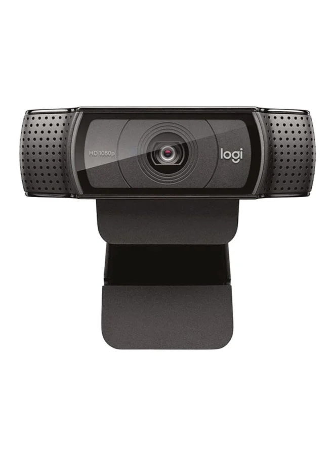 Premium 1080p HD Webcam for Video Calling and Recording (Black, 1 Unit) wrnxb