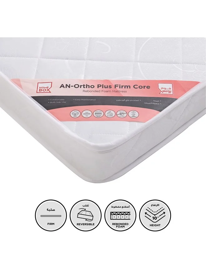 Home Box Ortho Plus Firm Core Rebonded Foam Single Mattress (200 x 90 x 10 cm) 2ly0z