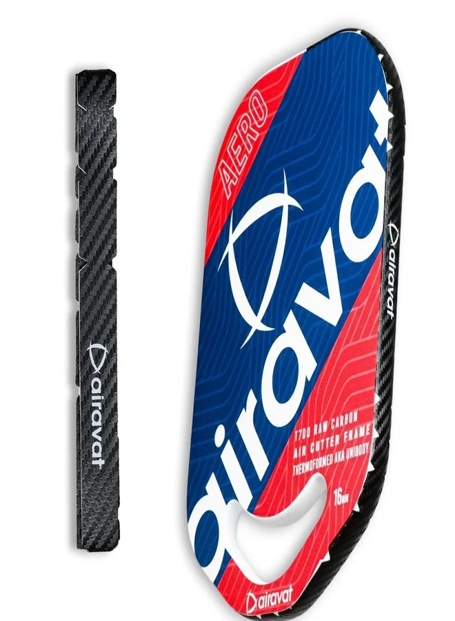 Airavat Pickleball Paddle Edge Guard Tape Premium 3K Carbon Fiber Protection (Black, 100 cm) f75v1