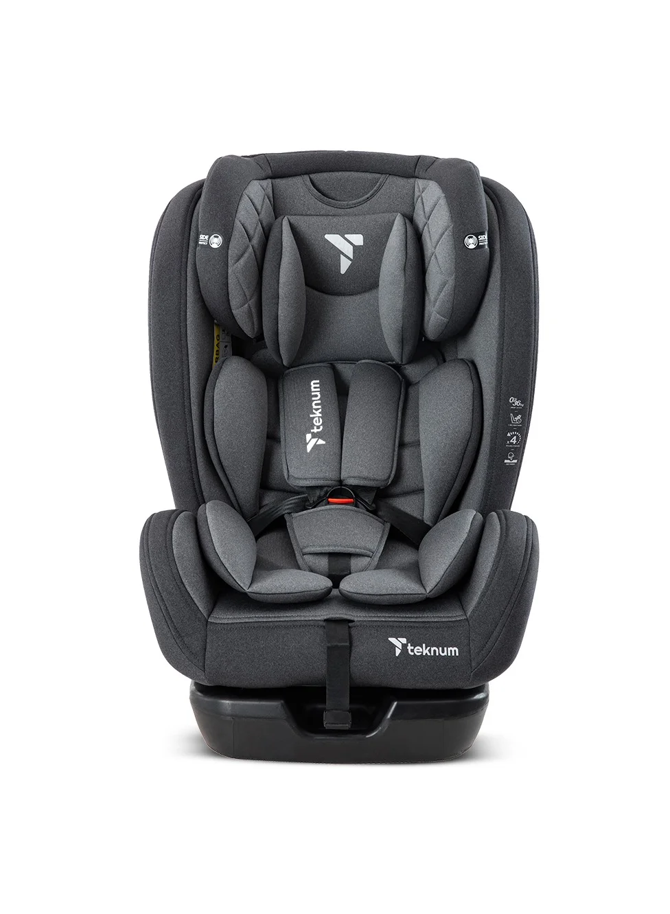 TEKNUM Evolve 2 Convertible Car Seat Premium Safety System for Infants and Toddlers (Grey, 0-36 kg) dwlep