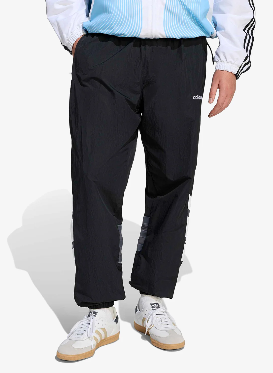 Sport Originals Santiago Track Pants Premium Athletic Joggers for Men (Black, Large) 4nb9e