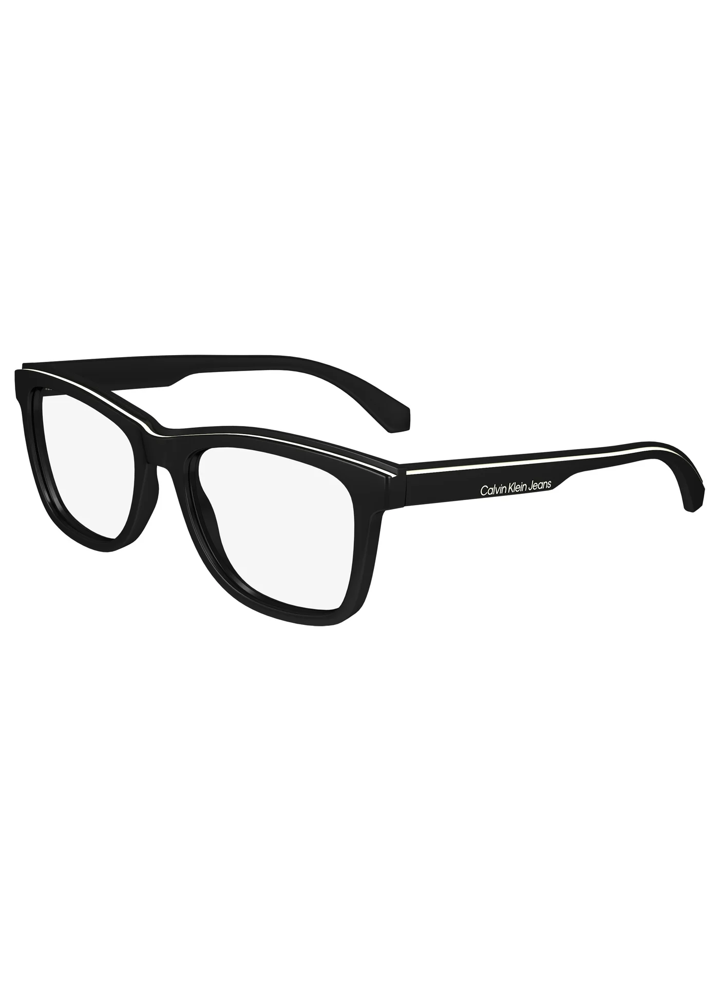 Premium Rectangular Optical Eyeglasses Frame Unisex Lightweight Designer Style (Black, One Size) 8lvkd