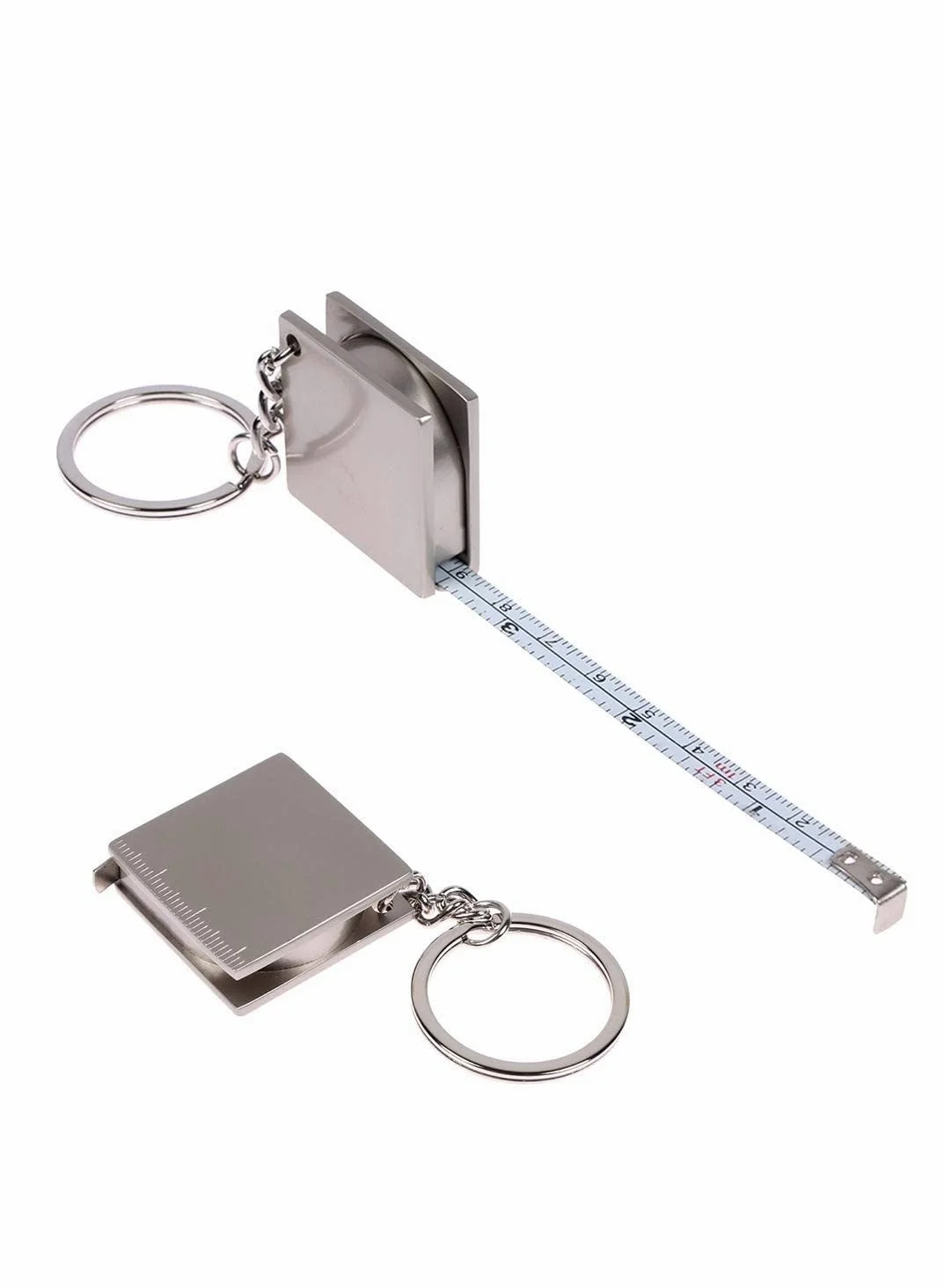 KASTWAVE Retractable Tape Measure Keychain Compact Measuring Tool for Body and Crafting (70 cm) 81h5h