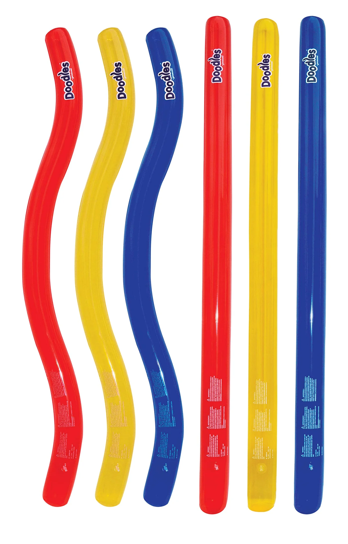 Premium Inflatable Pool Noodle Float Set for Swimming and Water Recreation (6 Count) 4qwqw