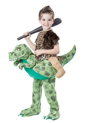 Ride a Dinosaur Costume for Kids Premium Plush Dinosaur Suit (Medium/Large) jwjzi