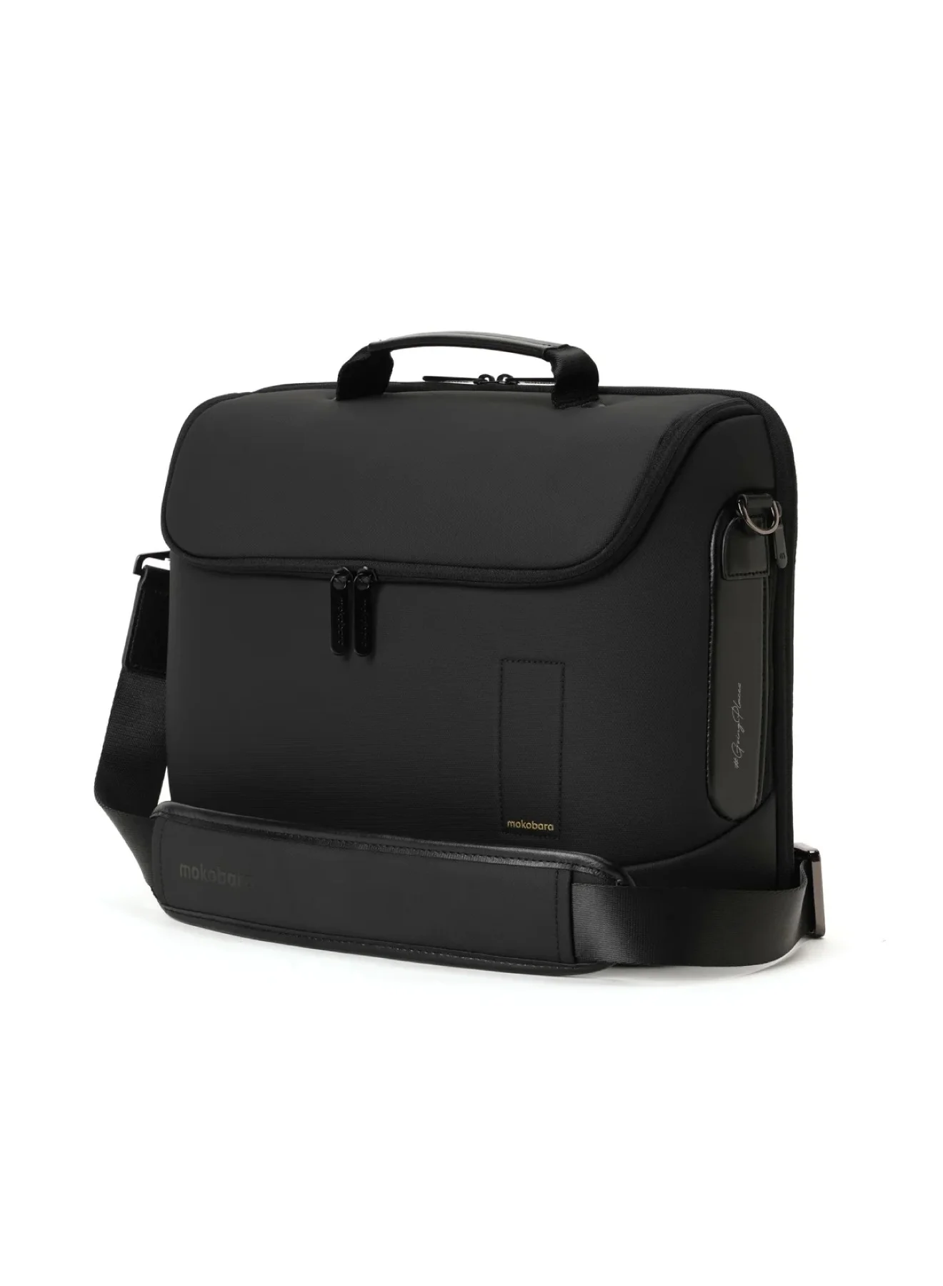 Premium Transit Laptop Briefcase Water-Resistant Professional Business Bag with Microsuede Sleeve (Black, 17-inch) twxq1