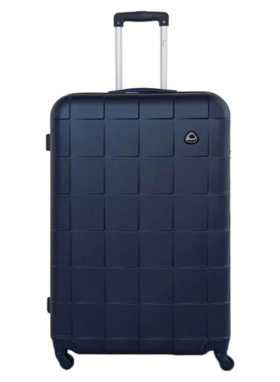 SENATOR Hard Case Cabin Luggage Trolley Lightweight ABS Suitcase with 4 Spinner Wheels (Blue, 55 cm) 6p3y0