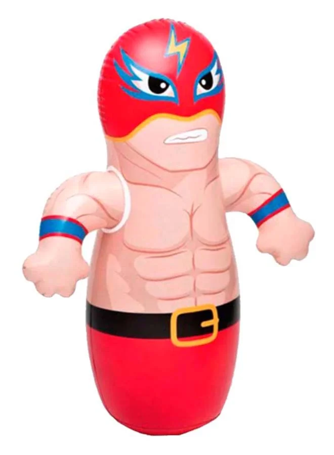 Inflatable Wrestler Bop Bag Punching Toy (Durable PVC Material, 91 cm) hg381