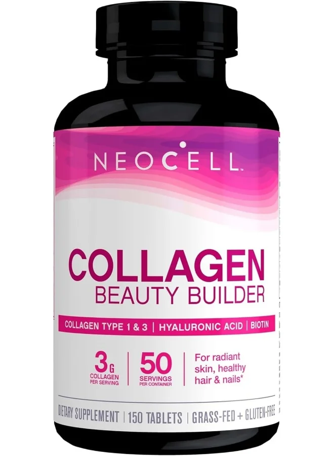 Premium Collagen Beauty Builder Supplement for Skin and Hair Support (150 Tablets) puepf