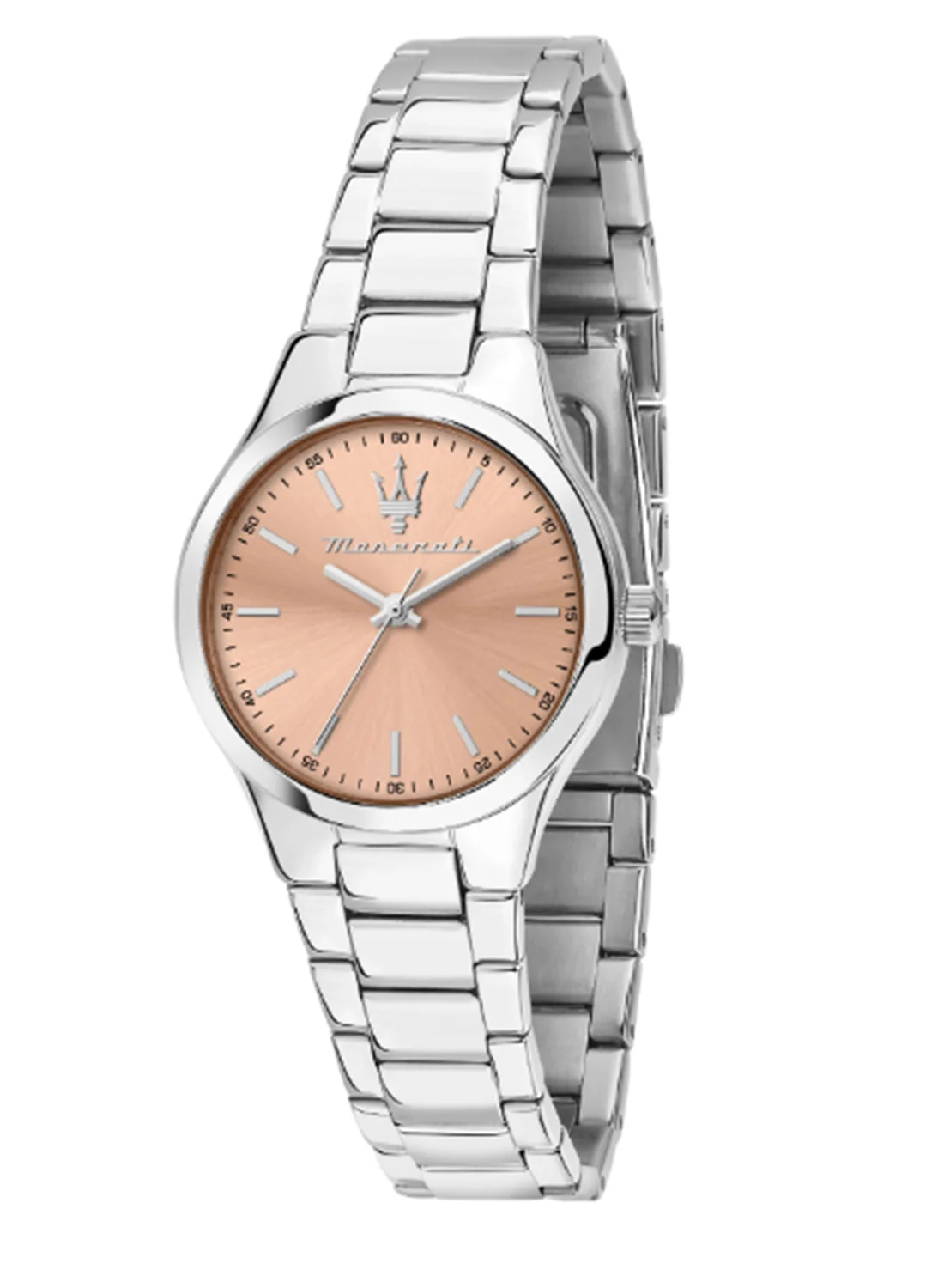 Premium Women's Rose Gold Analog Watch Stainless Steel Sunray Dial (30 mm) 870mb