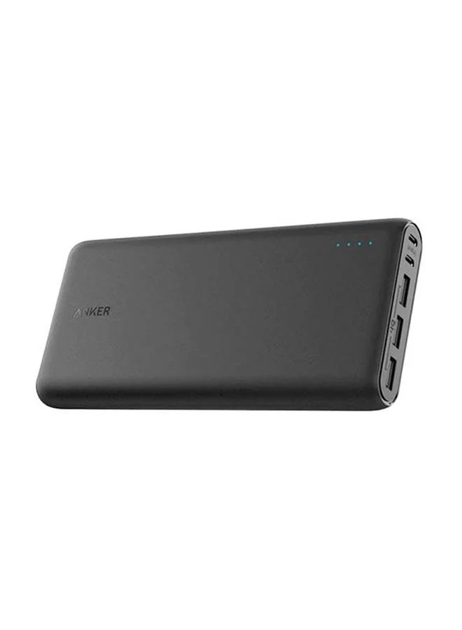 High-Speed Portable Power Bank 26800mAh External Battery with 3 USB Ports and Dual Input (Black, 26800mAh) oxexm