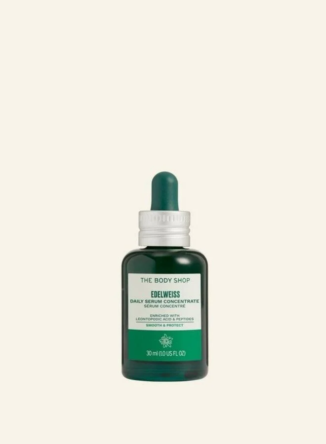 THE BODY SHOP Edelweiss Daily Serum Concentrate (30 mL) Premium Facial Skincare for Smoother Looking Skin tc4zk