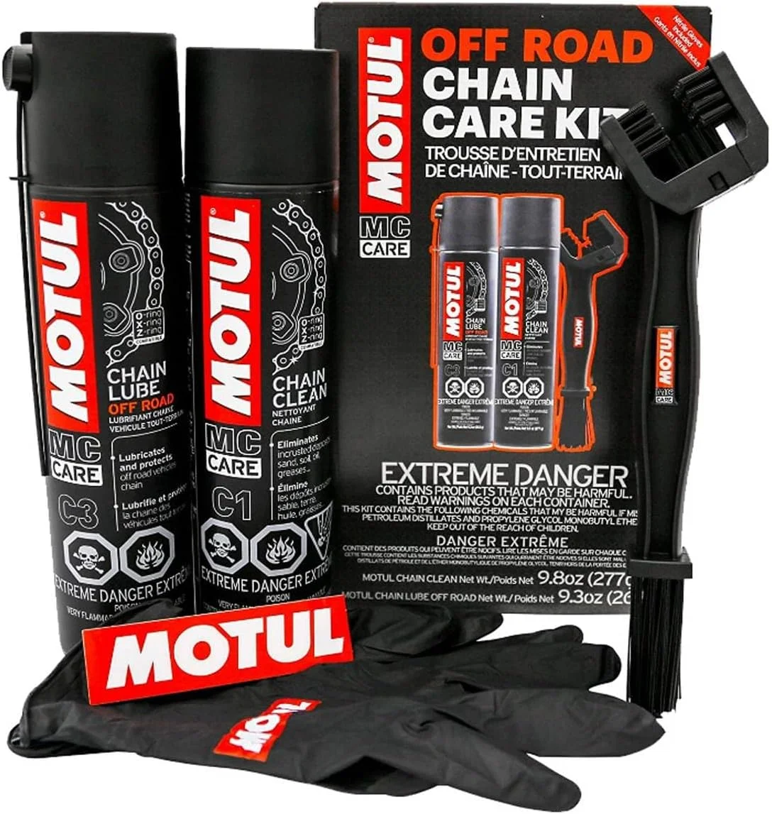 Motul Off Road Chain Care Maintenance Kit (Complete Set, 400 mL) vhdhq