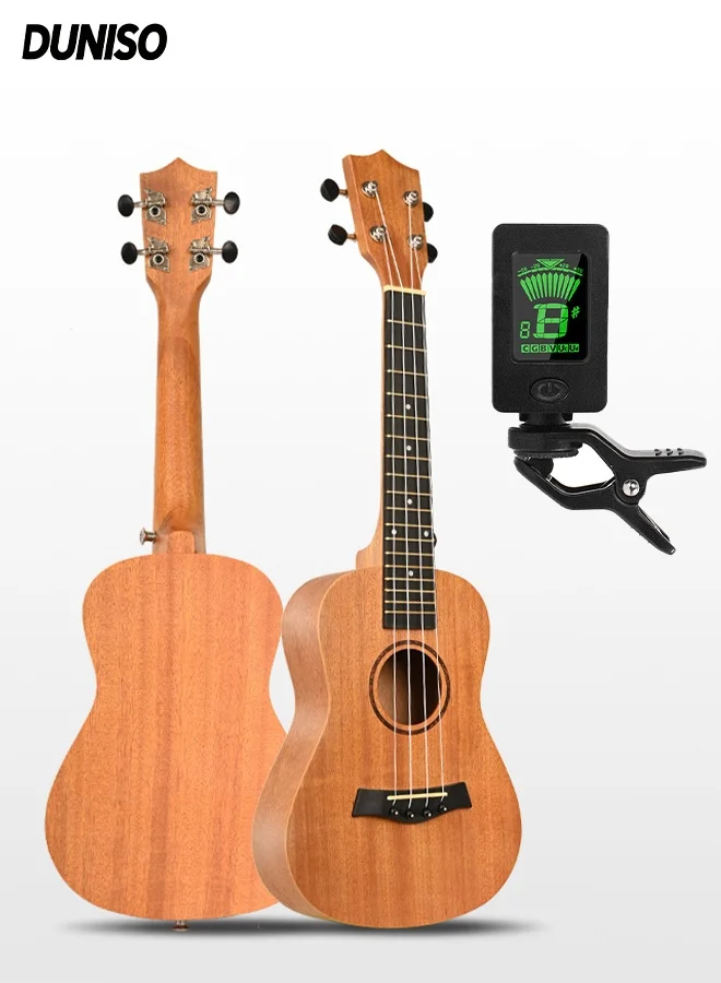 DUNISO Acoustic Soprano Ukulele Starter Kit with Gig Bag and Accessories (23-Inch, Natural Wood) a44c6