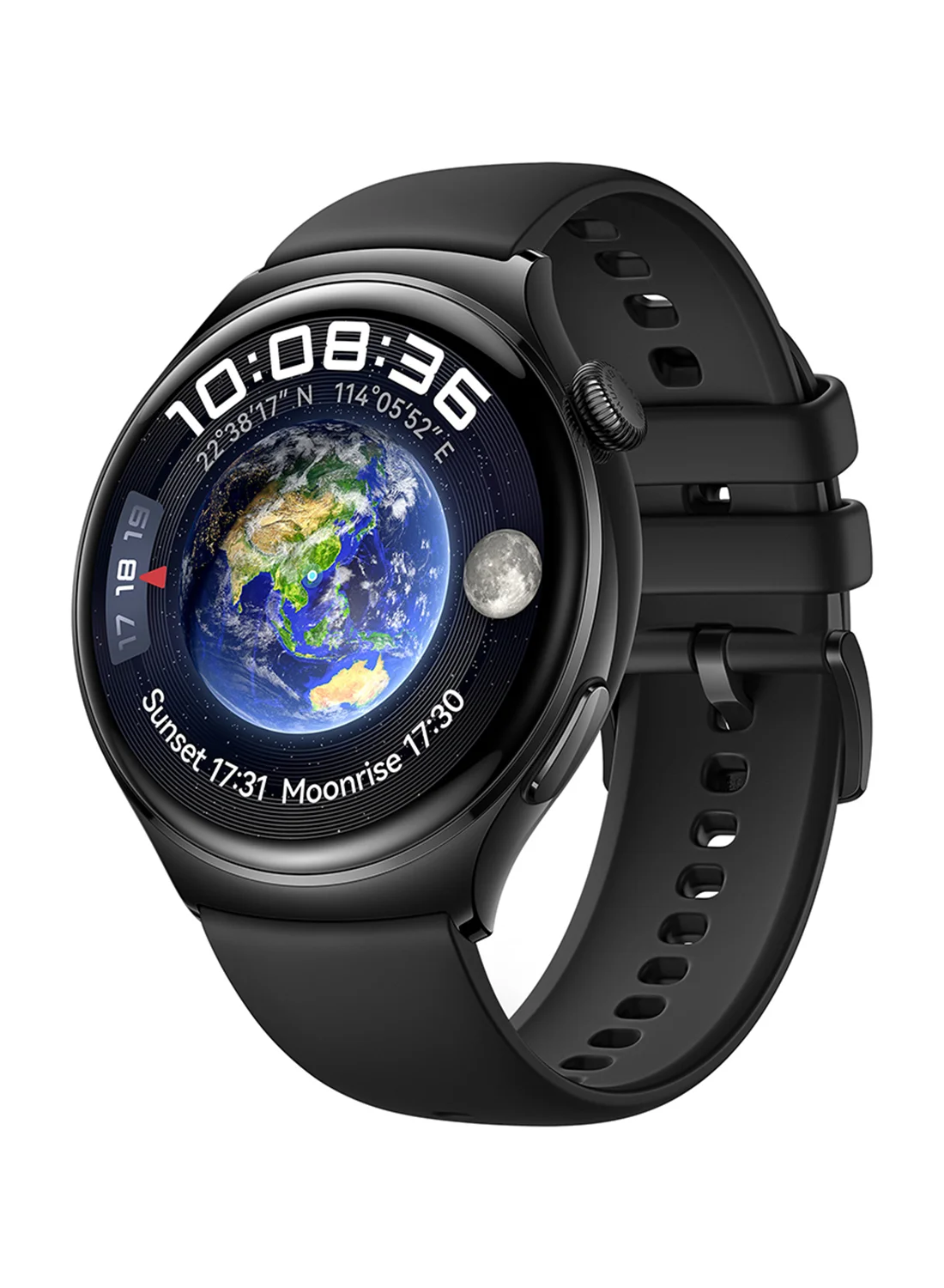 Smart 4 Smartwatch with 3D Curved Glass and eSIM Cellular Calling (Black, 48 mm) 4aovn