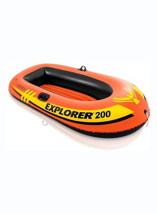 Explorer Inflatable Raft Heavy-Duty Recreational Watercraft for Kids (185x94x41 cm) yn1ez
