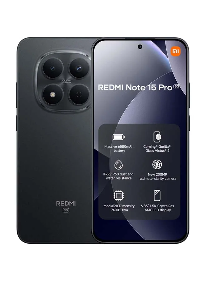 Smart 5G Smartphone Dual SIM High-Performance Mobile Device (Black, 8GB RAM 256GB Storage) vr6ah