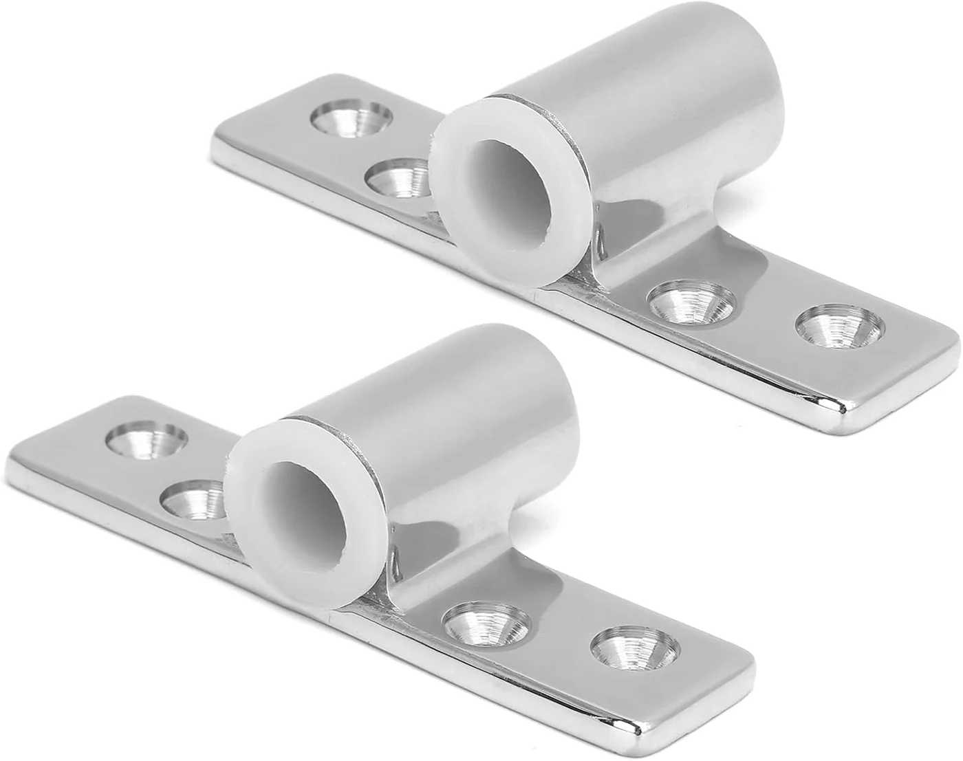 Marine Oarlock Sockets Pair Side Mounted 316 Stainless Steel Mirror Polish Finish (For 1.27 cm Shank) Boat Hardware wz19e