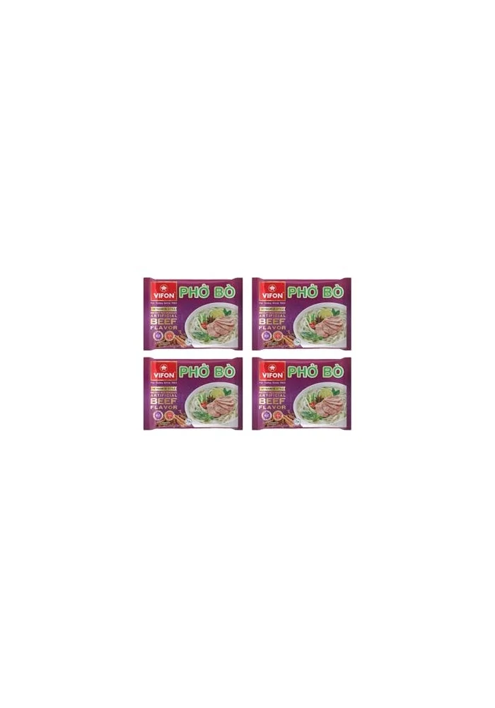 VIFON Vietnamese Style Instant Rice Noodles (Halal Certified, Pack of 24, 60g per unit) cj3rp