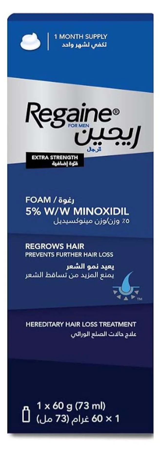 Premium Hair Density Foam for Thinning-Prone Hair (5% Concentration, 60g) uyavy